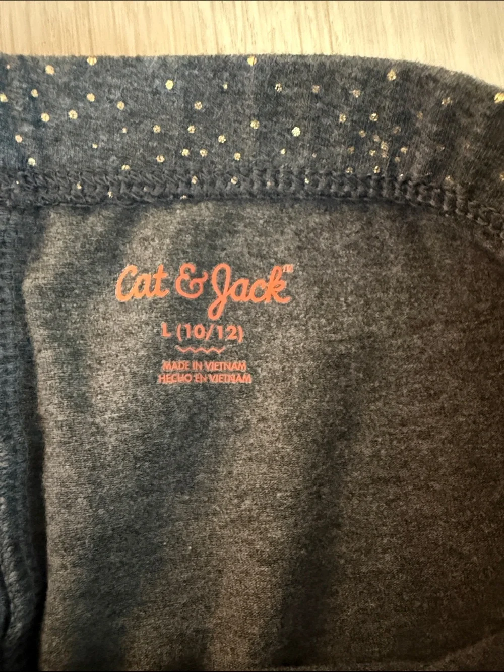 Cat & Jack Dark Charcoal Sparkle Leggings